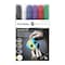 Schneider Pen Paint-It 310 Acrylic Markers, 2 mm Bullet Tip, Wallet, 6 Assorted Ink Colors 120195 - alternate 1